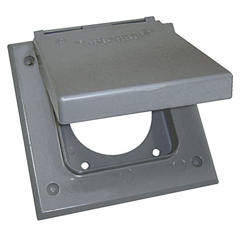 cover for a 4x4 2 gang metal electrical box|4 gang weatherproof receptacle cover.